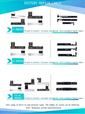 Flexibilní datová deska baterie kompatibilní s iPhone 11 12 13 Pro Max pro automatické opravy zdraví baterie
